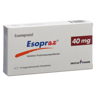 Эзопракс 40 мг 14 таблеток покрытых оболочкой
