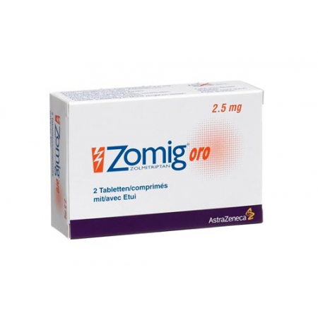 Зомиг Oрo 2,5 мг 12 лингвальных таблеток