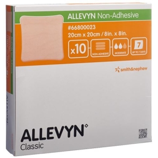 Пов'язка Allevyn неадгезивна для ран 20x20см 10 шт