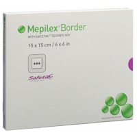 Mepilex Border Schaumverband 15x15см Silik 5 штук