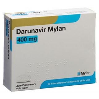 Дарунавир Милан 400 мг 60 таблеток покрытых оболочкой
