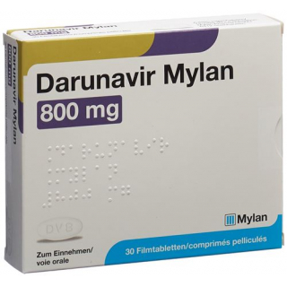 Дарунавир Милан 800 мг 30 таблеток покрытых оболочкой