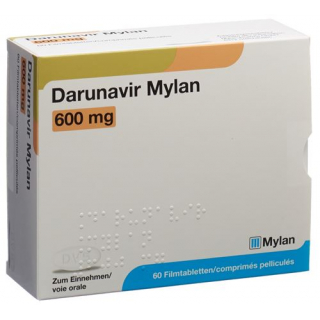 Дарунавир Милан 600 мг 60 таблеток покрытых оболочкой