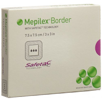Mepilex Border Schaumverband 7.5x7.5см Silik 5 штук