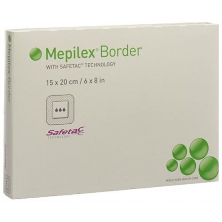 Mepilex Border Schaumverband 15x20см Silik 5 штук