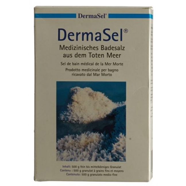 Дермасел медицинская соль для ванн 500 грамм