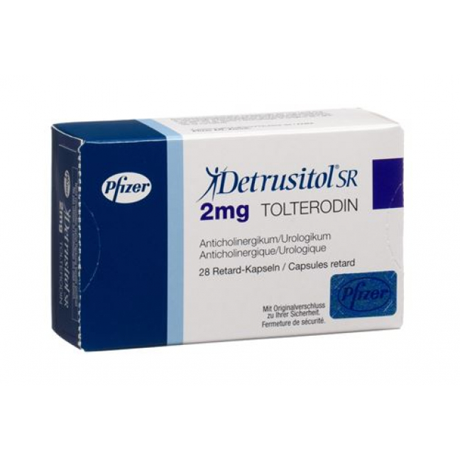 Detrusitol SR 2 mg 28 Retard Kaps