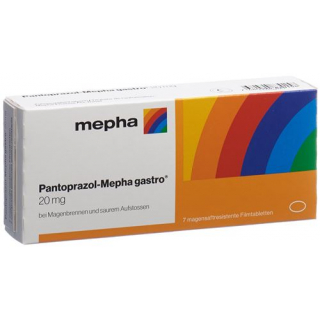 Пантопразол Мефа Гастро 20 мг 14 таблеток покрытых оболочкой