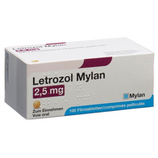 Летрозол Милан 2,5 мг 100 таблеток покрытых оболочкой