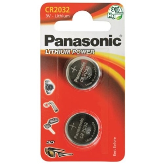 Батарейки Panasonic кнопкові CR2032 2 шт
