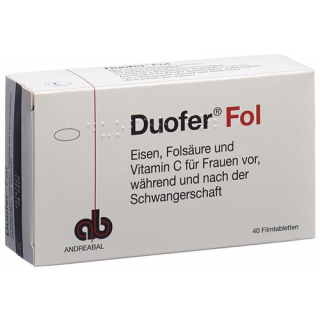 Дуофер Фол 40 таблеток покрытых оболочкой 