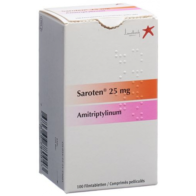 Саротен 25 мг 100 таблеток покрытых оболочкой
