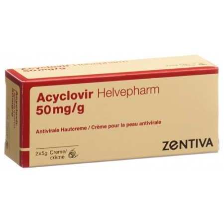 Acyclovir 2 X 5 g Creme