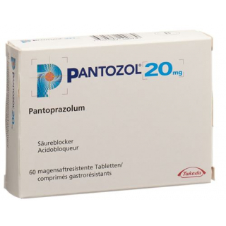 Пантозол 20 мг 60 таблеток покрытых оболочкой