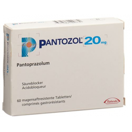 Пантозол 20 мг 60 таблеток покрытых оболочкой