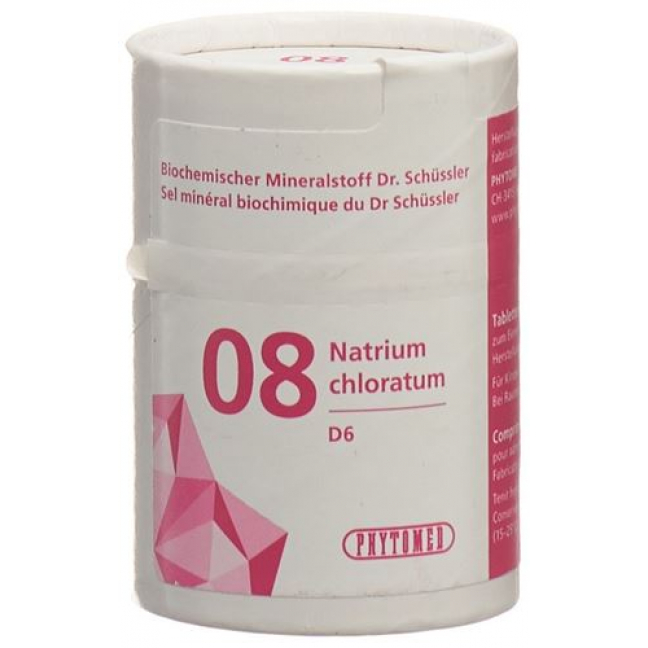 Phytomed Schussler Nr. 8 Natr Chlor в таблетках, D 6 50г