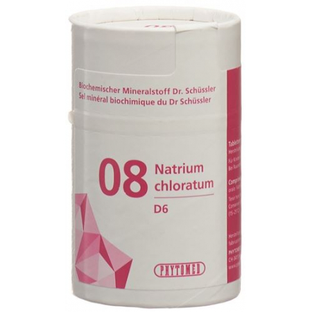 Phytomed Schussler Nr. 8 Natr Chlor в таблетках, D 6 100г