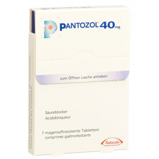 Пантозол 40 мг 7 таблеток покрытых оболочкой