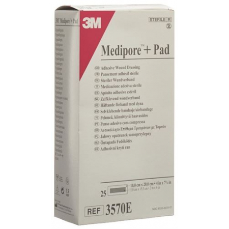 3M Medipore + Pad 10x20см / Wundkissen 5x15.5см 25 штук