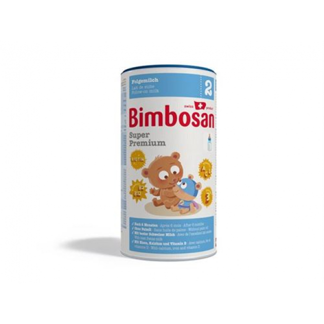 Бимбосан Супер Премиум 2 молочная смесь второго уровня банка 400 грамм