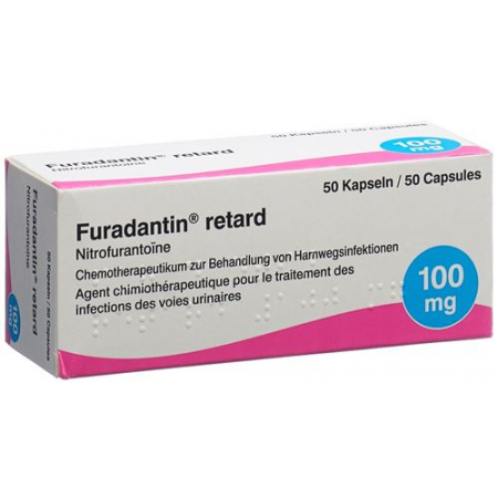 Фурадантин Ретард 100 мг 50 капсул