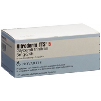 Нитродерм 5 ТТС 5 мг/сут 100 трансдермальных пластырей
