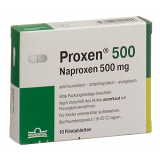 Проксен 500 мг 10 таблеток покрытых оболочкой 