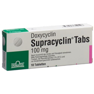 Супрациклин 100 мг 10 таблеток 