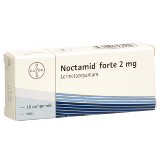 Noctamid Forte 2 mg 10 tablets