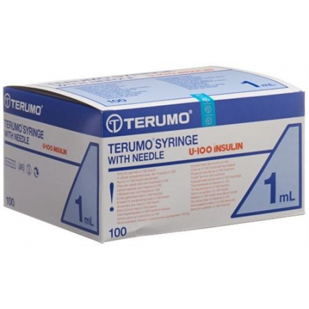 Terumo U-100 Insulin-Spritzen 26г 12x0.45мм 1мл
