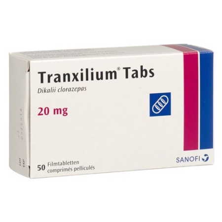 Tranxilium Tabs Filmtable 20 мг 50 шт Tranxilium Tabs Filmtable 20 мг 50 шт