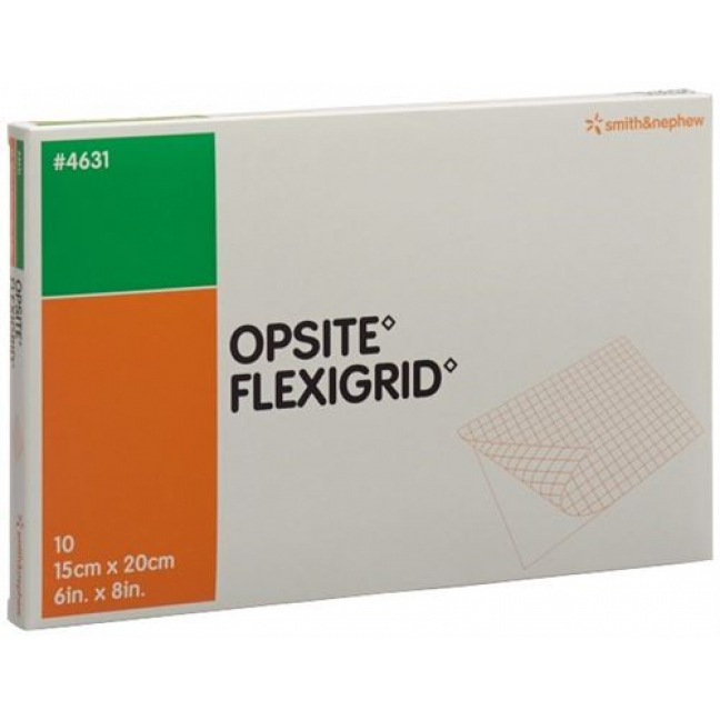 Opsite Flexigrid Folienverband 15x20см 10 пакетиков