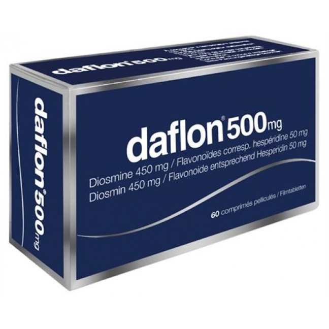 Дафлон 500 мг 60 таблеток покрытых оболочкой