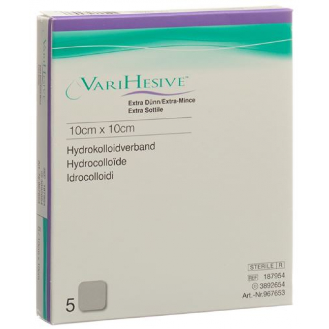 VariHesive Extra Dunn Hydrokolloidverband 10x10см 5 пакетиков