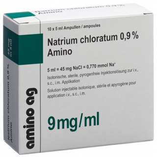 Натрия хлорид Амино 0.9% 10 ампул 5 мл раствор для инъекций 