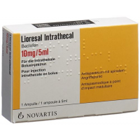 Лиорезал Интратекал раствор для интратекальной инъекции и интратекальной инфузии 10 мг / 5 мл 1 ампула 5 мл