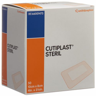 Cutiplast стерильный повязка для ран 10смx8см Weiss 50 штук