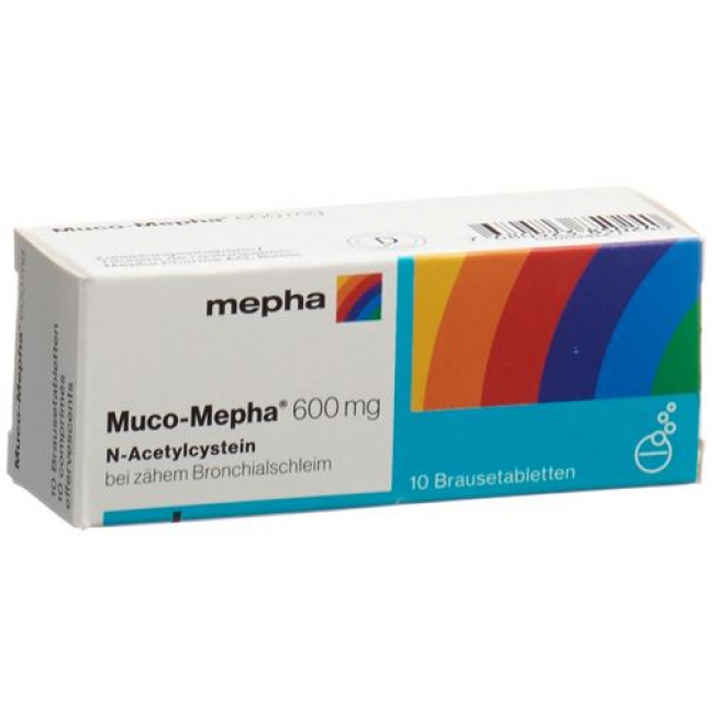Муко-Мефа 600 мг 10 шипучих таблеток