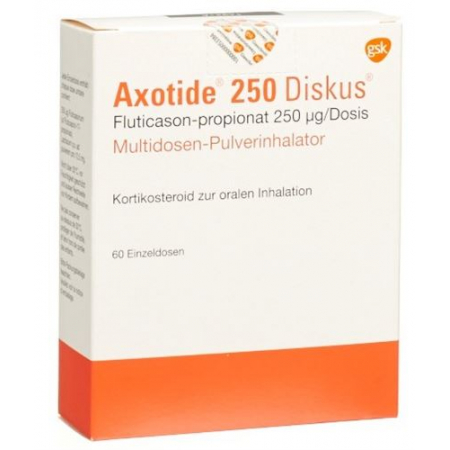 Аксотид 250 мкг диск мультидозовый 60 доз
