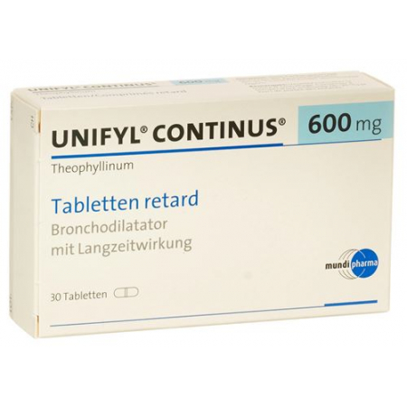 Unifyl Continus 600 mg 30 Retard tablets 