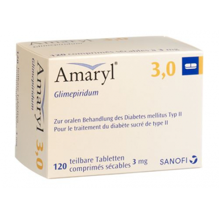 Амарил 3 мг 120 таблеток