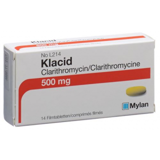 Клацид 500 мг 14 таблеток покрытых оболочкой 
