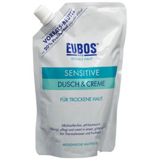 Eubos Sensitive Dusch + крем наполнитель 400мл