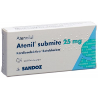Atenil Submite 25 mg 100 tablets