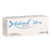 Ксатрал 2,5 мг 60 таблеток покрытых оболочкой