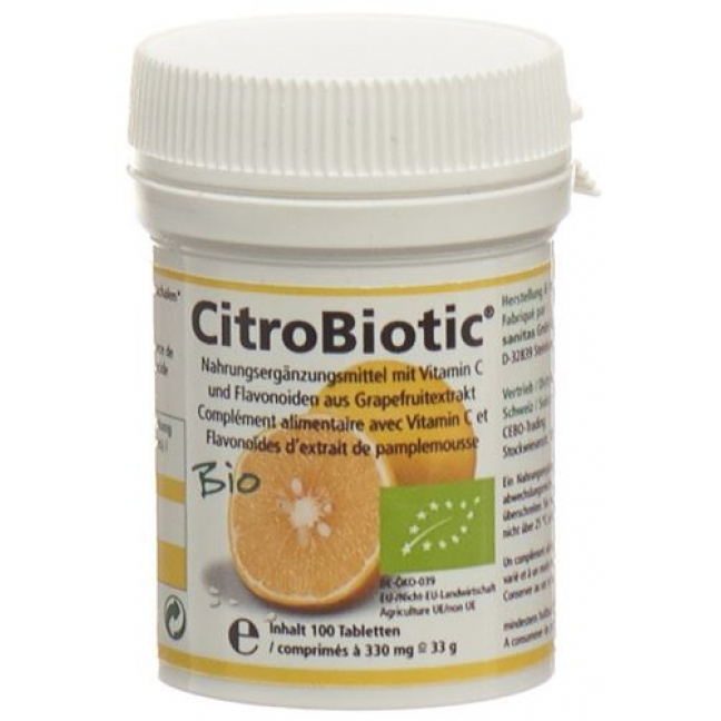 ЦитроБиотик экстракт семян грейпфрута 100 таблеток