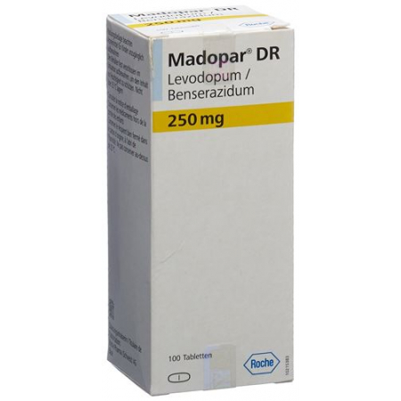 Мадопар ДР 250 мг 100 таблеток пролонгированного действия