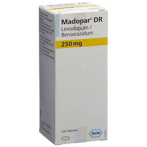 Мадопар ДР 250 мг 100 таблеток пролонгированного действия
