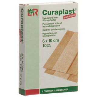 Curaplast повязка для ран 6смx10см телесный цвет 10 штук