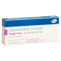 Винкристин Пфайзер раствор для инъекций 1 мг/мл 5 флаконов по 1 мл